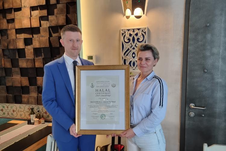 Dodjela halal certifikata restoranu Taj Mahal