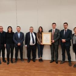 Dodijeljen certifikat za tvrtku Pekar d.o.o.